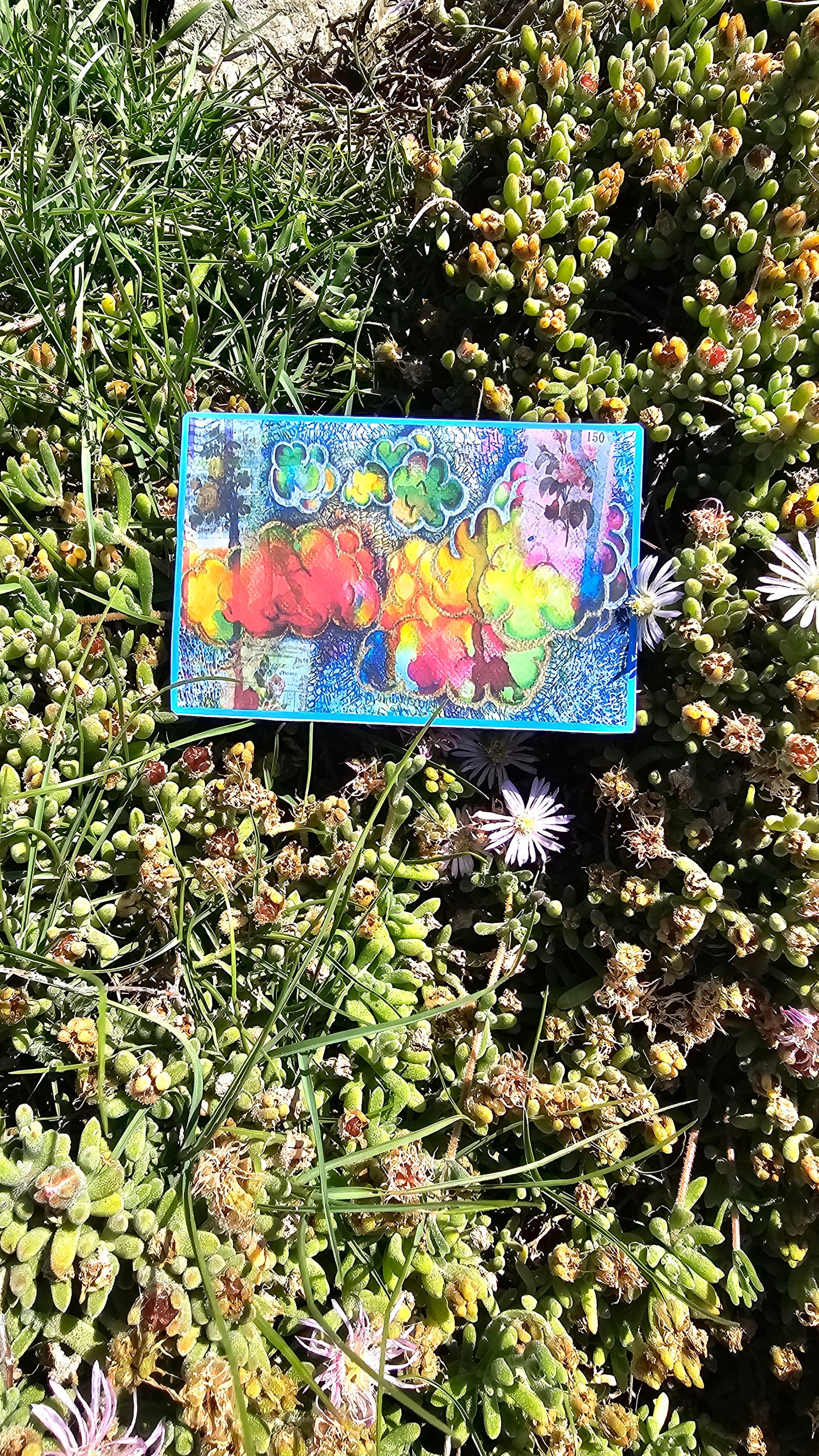 Psychedelic Clouds Sticker