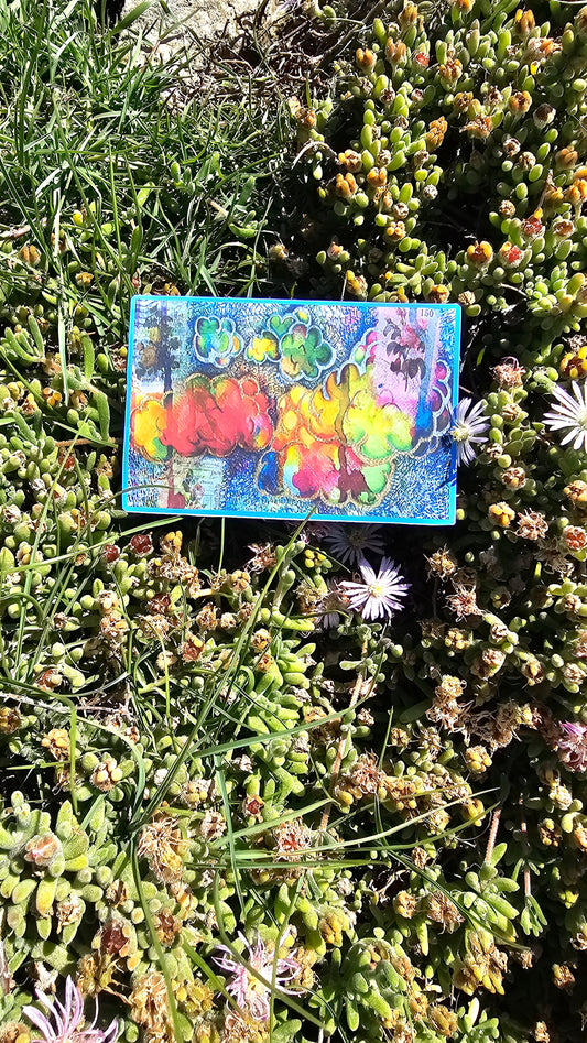 Psychedelic Clouds Sticker
