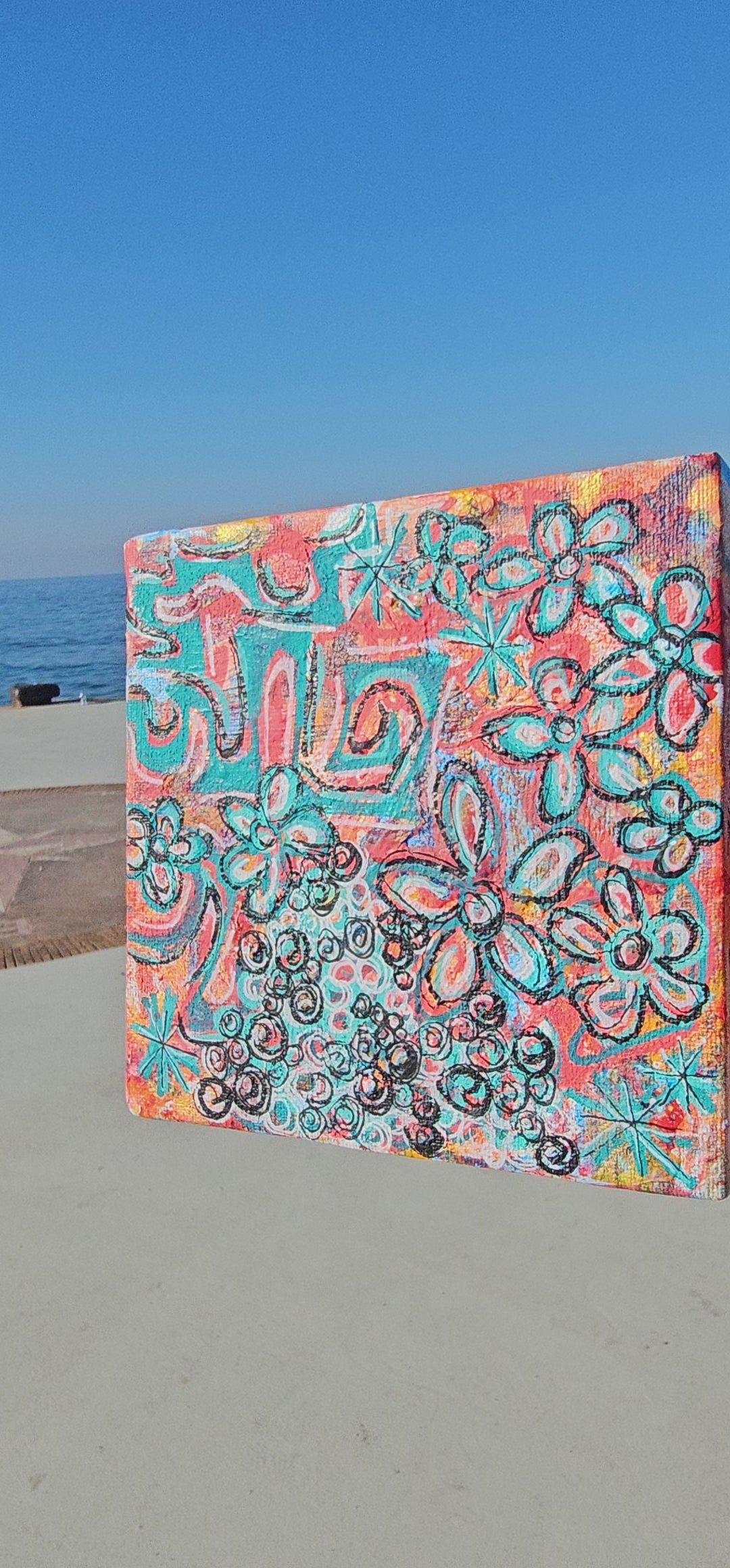 Fire and Ice Graffiti, Quadro Rose Rosa: Arte Moderna e Vintage | Eclectic Nomad Wares